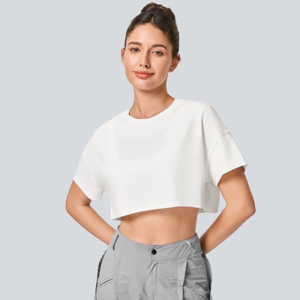HALARA Cropped Loose Dance Sports Top
